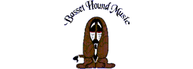 Basset Hound Music Logo