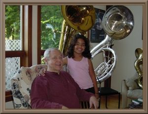 Jim and Grandaughter Maya in June 2006.