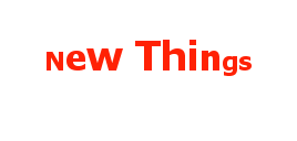 New Things Title
